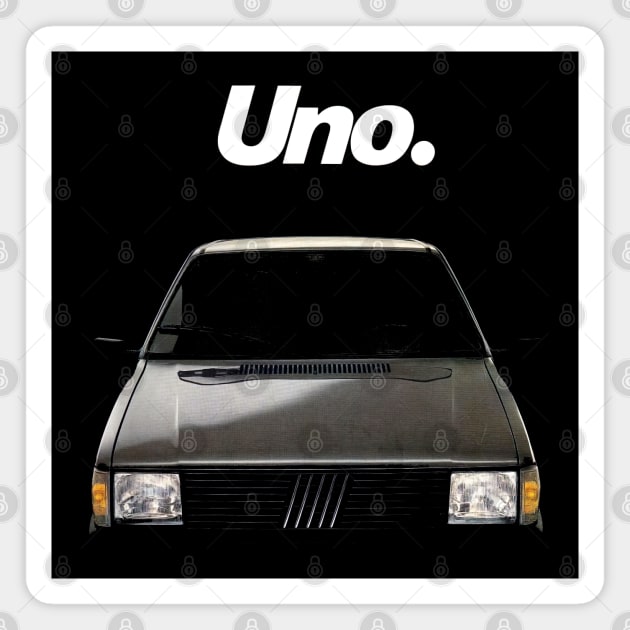 UNO - hot hatch advert Magnet by Throwback Motors